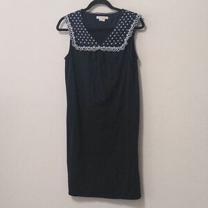 Boden Navy Sailor Collar Shift Dress